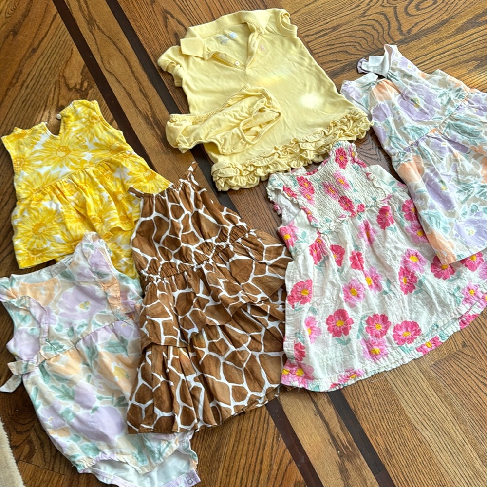BABY GIRLS DRESS BUNDLE - 24m 2T 🩵💕👏 zara, ralph lauren, janie and jack etc